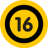 16 Korhatár besorolás piktrogram